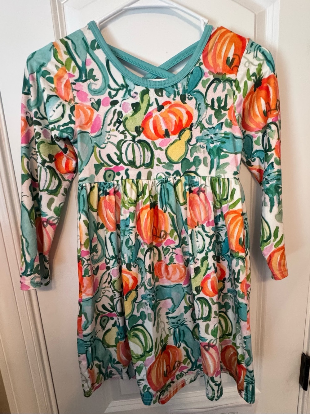 Girls Pumpkin Dress 🎃